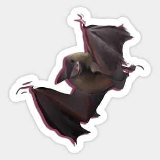 Hang in there bat Sticker